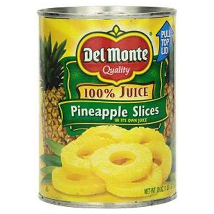 Del Monte Pineapple Slices In Juice 567g